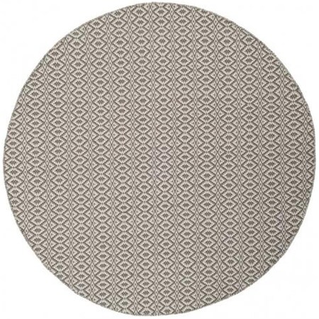 Safavieh 6 x 6 ft. Round Montauk Hand Woven RugIvory & Grey MTK716A-6R